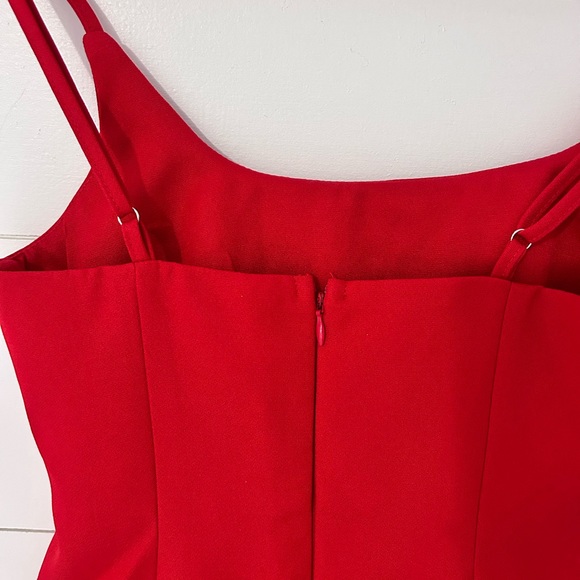 Hello Molly Red Mini Dress - Picture 3 of 9